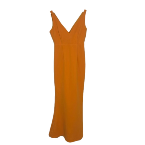 LULUS Melora Orange Sleeveless Maxi Dress, XS - Picture 1 of 11